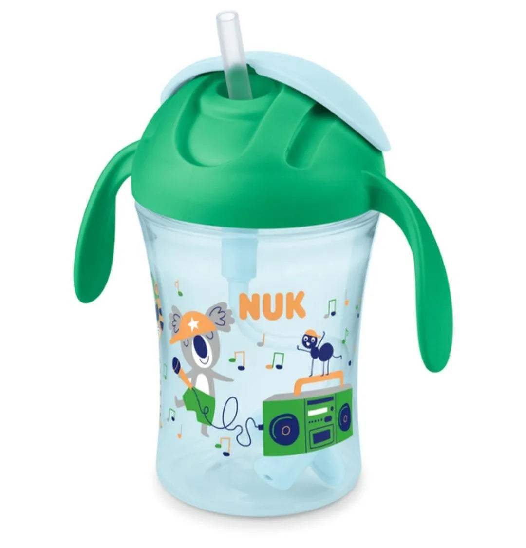 NUK Motion Cup 230ml avec paille souple vert - NUK - pour bébé Maroc -www.babyboss.ma