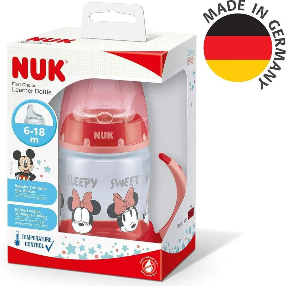 Nuk Tasse d’apprentissage minnie 6-18mois 150ml rouge - NUK - pour bébé Maroc -www.babyboss.ma