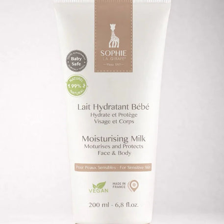 Lait hydratant bébé Sophie la Girafe aloe vera et amande douce