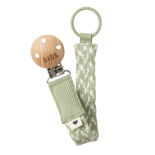 Pacifier Clip - Sage/Ivory - BIBS - pour bébé maroc