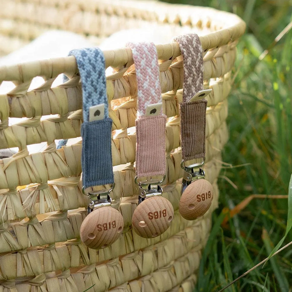 Pacifier Clip - Sage/Ivory - BIBS - pour bébé maroc