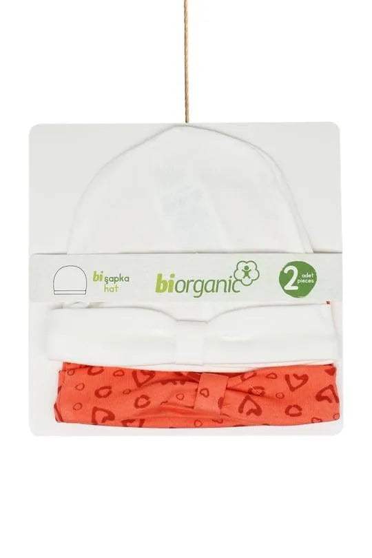 pack 2 Bonnet bébé biorganic - Biorganic - pour bébé Maroc -www.babyboss.ma