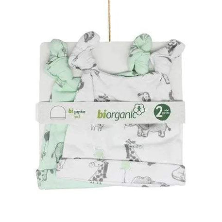 Pack 2 bonnet biorganic - Biorganic - pour bébé Maroc -www.babyboss.ma