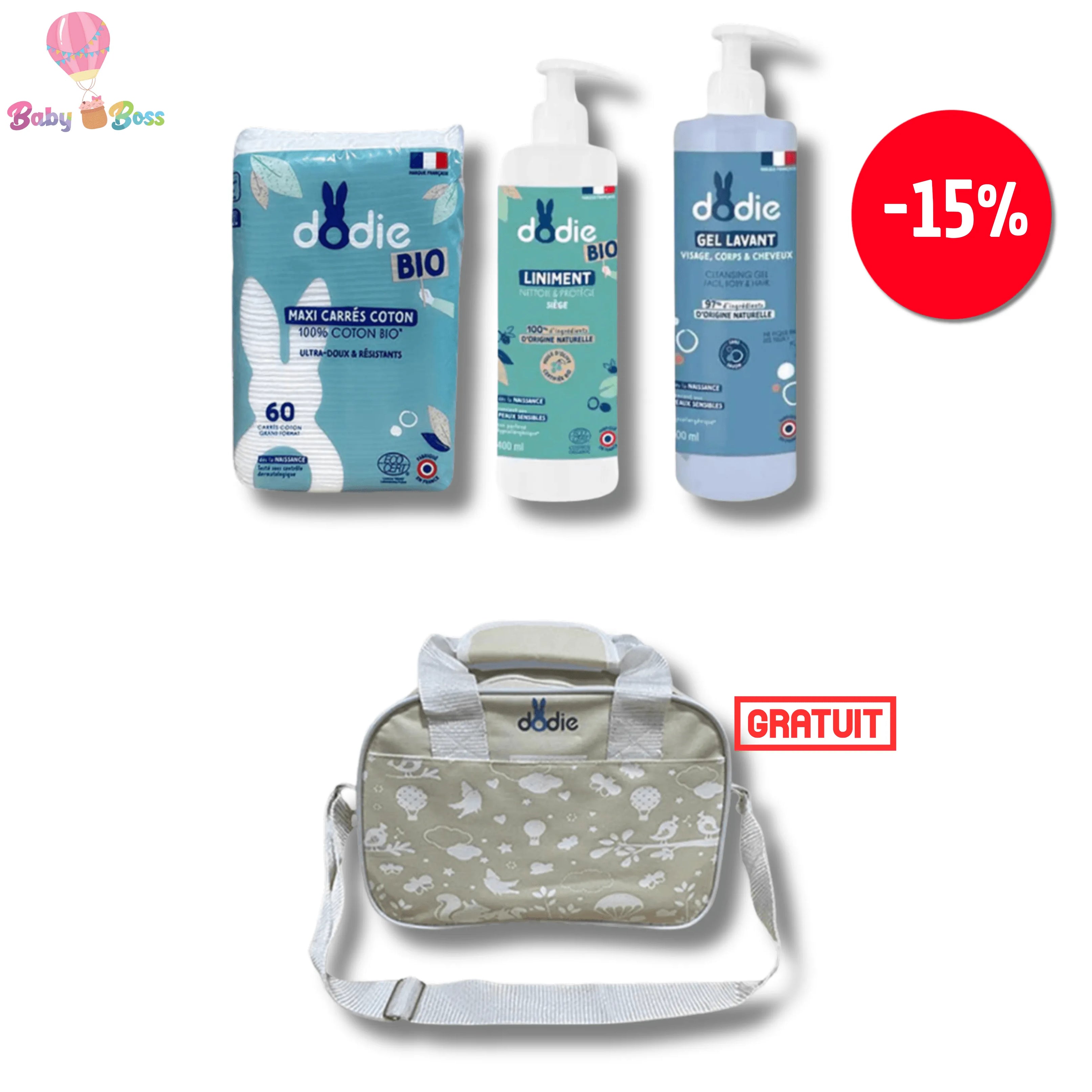 Pack naissance dodie -15% - Babyboss.ma - Dodie - pour bébé maroc