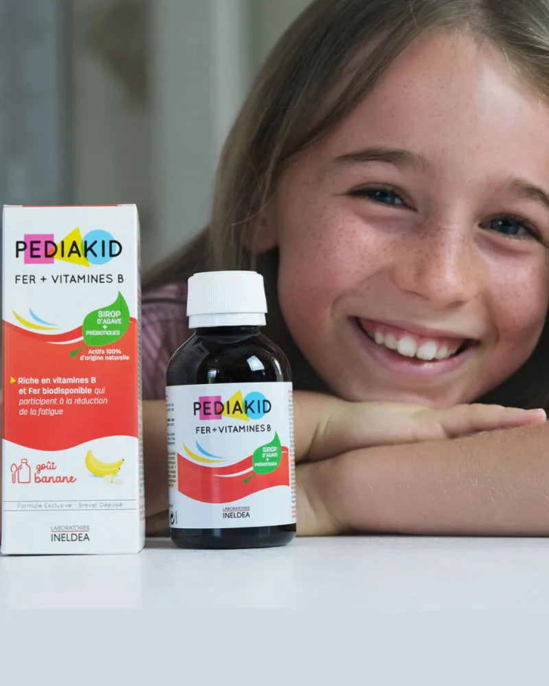 PEDIAKID Fer + Vitamines B goût banane 125ml - PEDIAKID - pour bébé maroc