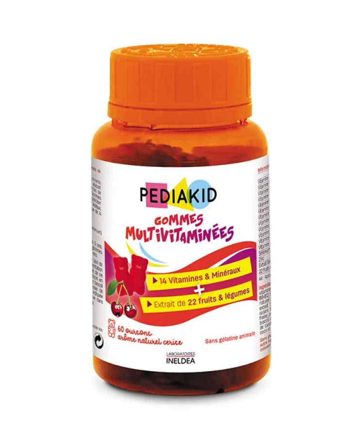 PEDIAKID Gommes Multivitaminées - 60 Pièces 138g - PEDIAKID - pour bébé maroc