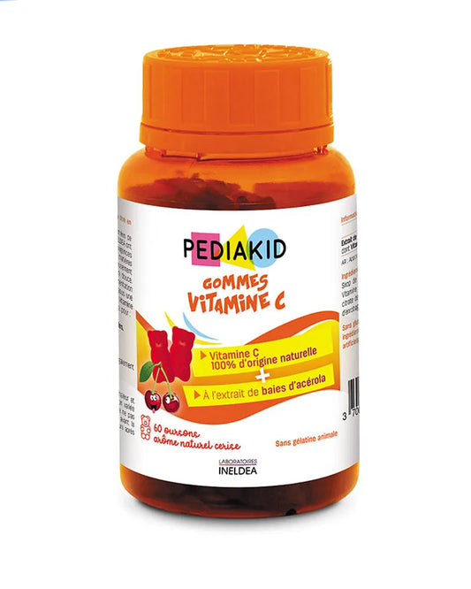 PEDIAKID Gommes Vitamine C - 60 Pièces 138g - PEDIAKID - pour bébé maroc