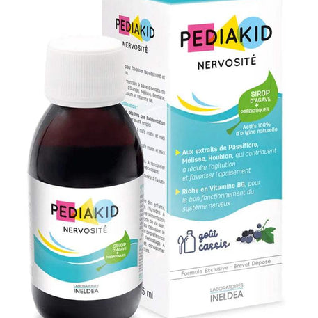 PEDIAKID Nervosité goût cassis 125ml - PEDIAKID - Vitamines pour bébé Maroc -www.babyboss.ma
