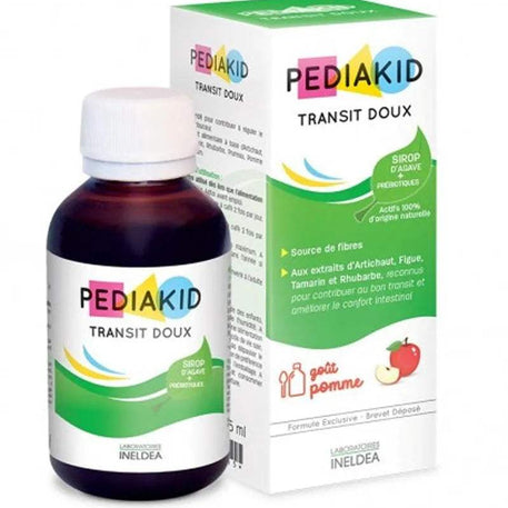 PEDIAKID Transit doux goût pomme 125ml - PEDIAKID - Vitamines pour bébé Maroc -www.babyboss.ma