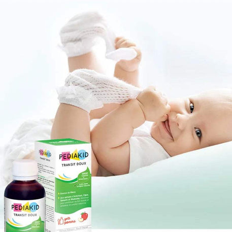PEDIAKID Transit doux goût pomme 125ml - PEDIAKID - Vitamines pour bébé Maroc -www.babyboss.ma