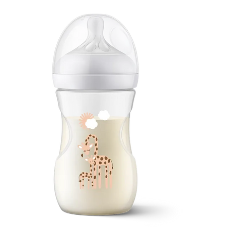 Philips Avent Biberon à Réponse Naturelle de 260 ml, Sans BPA – Motif Girafe - Philips Avent - pour bébé maroc