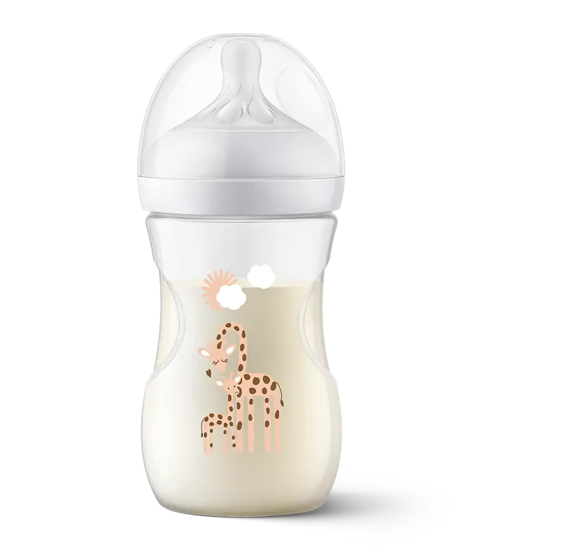 Philips Avent Biberon à Réponse Naturelle de 260 ml, Sans BPA – Motif Girafe - Philips Avent - pour bébé maroc