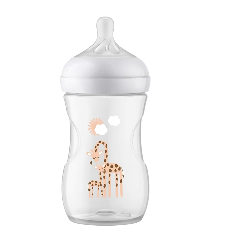 Philips Avent Biberon à Réponse Naturelle de 260 ml, Sans BPA – Motif Girafe - Philips Avent - pour bébé maroc