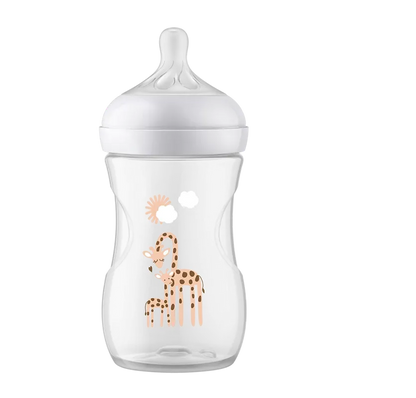 Philips Avent Biberon à Réponse Naturelle de 260 ml, Sans BPA – Motif Girafe - Philips Avent - pour bébé maroc