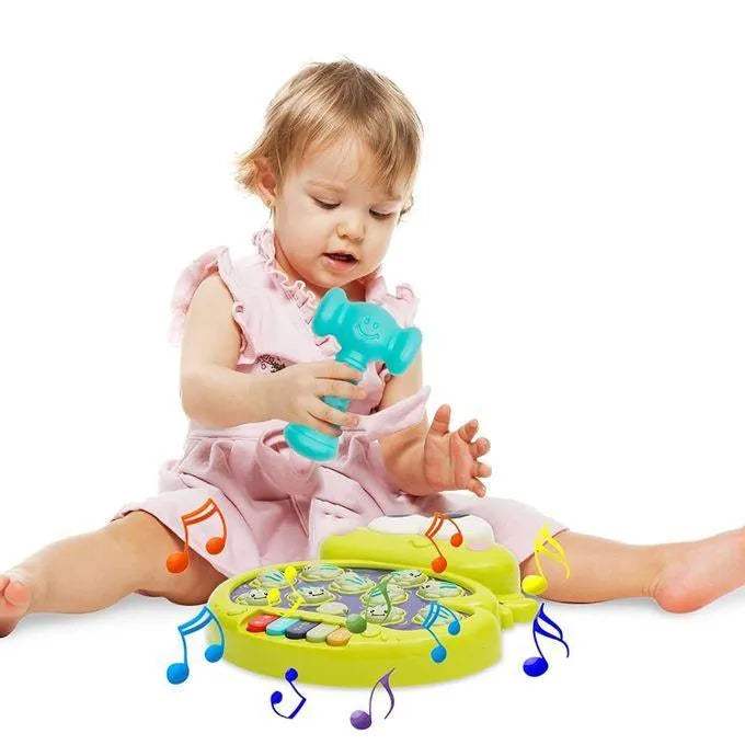 Piano à clavier interactif pour les tout-petits avec lumière et musique - SOBEBEAR - pour bébé Maroc -www.babyboss.ma