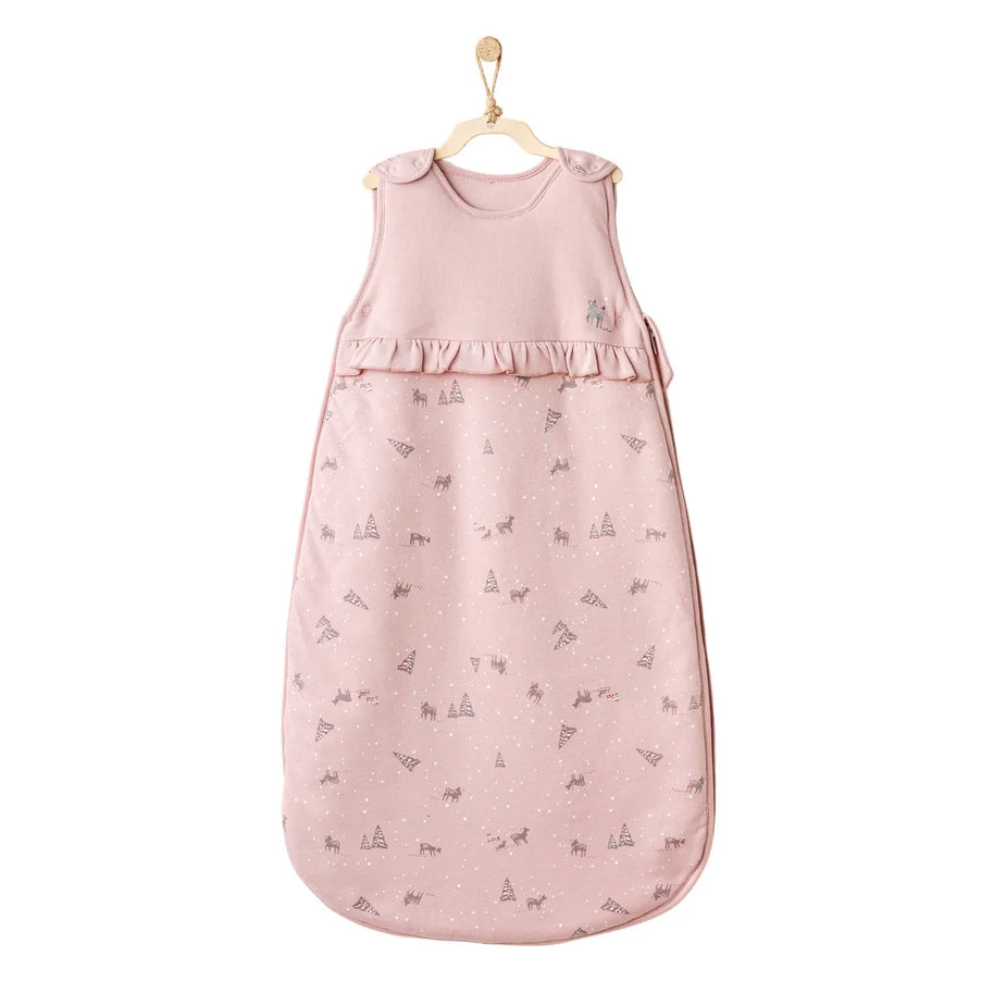 Pink Deer Print Cotton Sleeper - Andywawa - pour bébé maroc