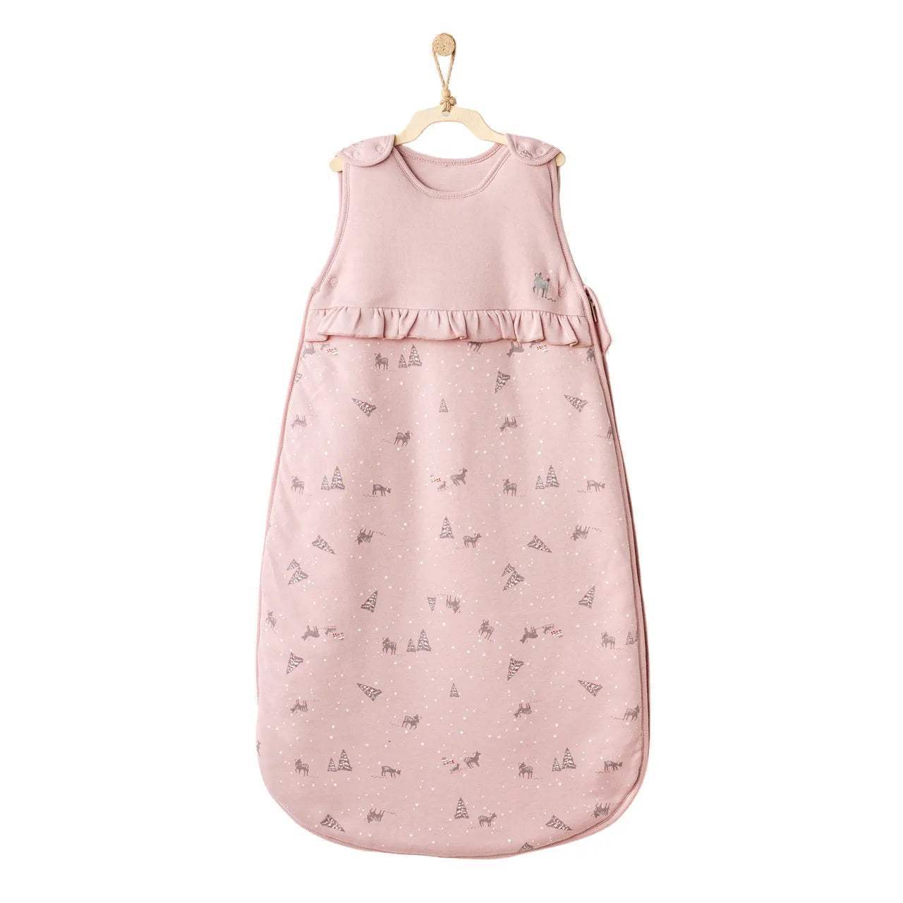 Pink Deer Print Cotton Sleeper - Andywawa - pour bébé Maroc -www.babyboss.ma