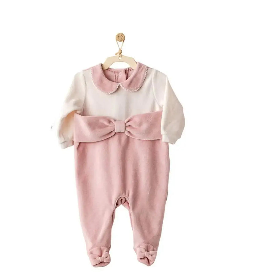 Pink Formal Bow Babygrow & Headband Andy Wawa - Andywawa - pour bébé Maroc -www.babyboss.ma