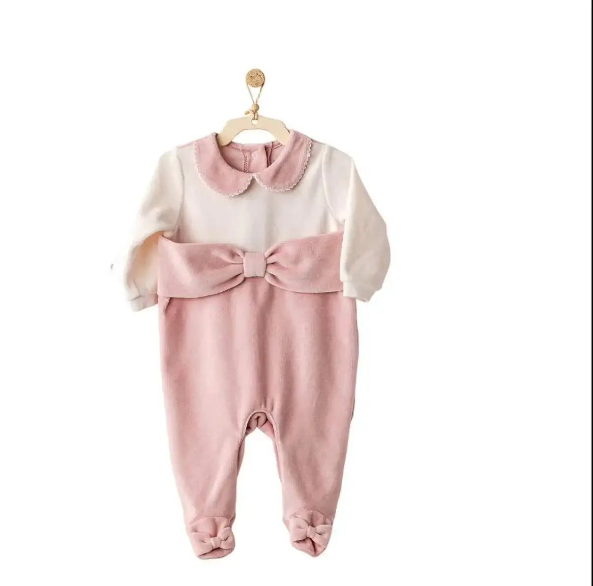 Pink Formal Bow Babygrow & Headband Andy Wawa - Andywawa - pour bébé Maroc -www.babyboss.ma