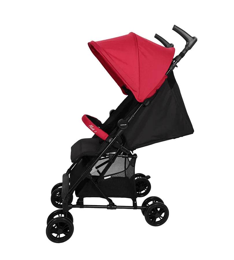 POUSSETTE ALVIS 2 ROUGE – MAMALOVE - Babyboss.ma - MAMALOVE - pour bébé maroc