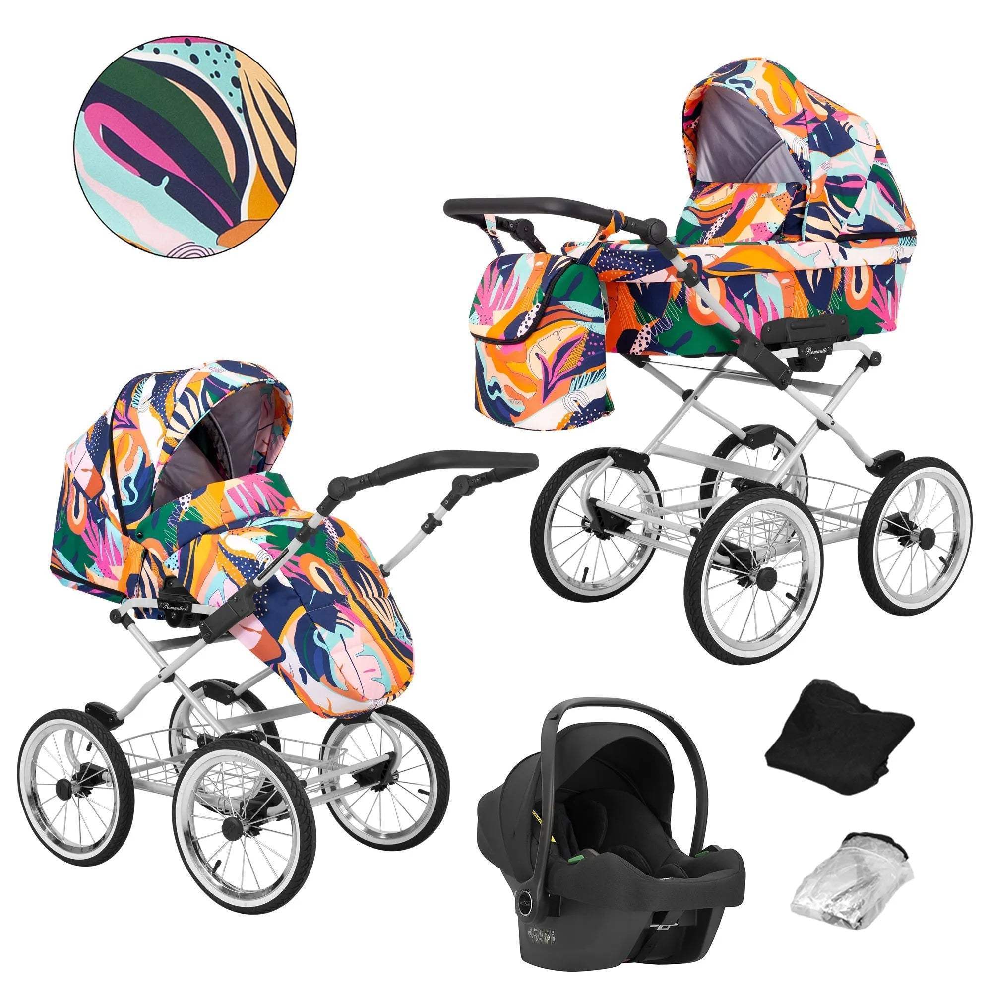 Poussette Kunert ROMANTIC - Kunert - poussette pour bébé Maroc -www.babyboss.ma