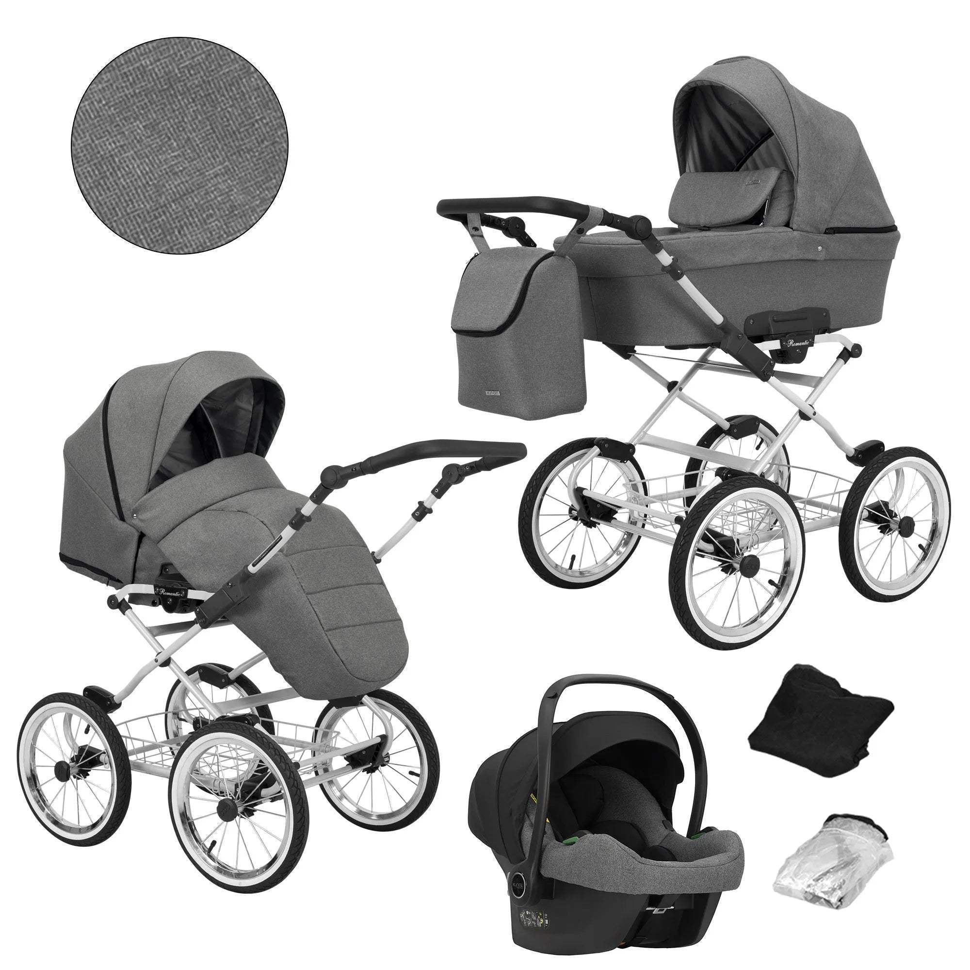 Poussette Kunert ROMANTIC - Kunert - poussette pour bébé Maroc -www.babyboss.ma