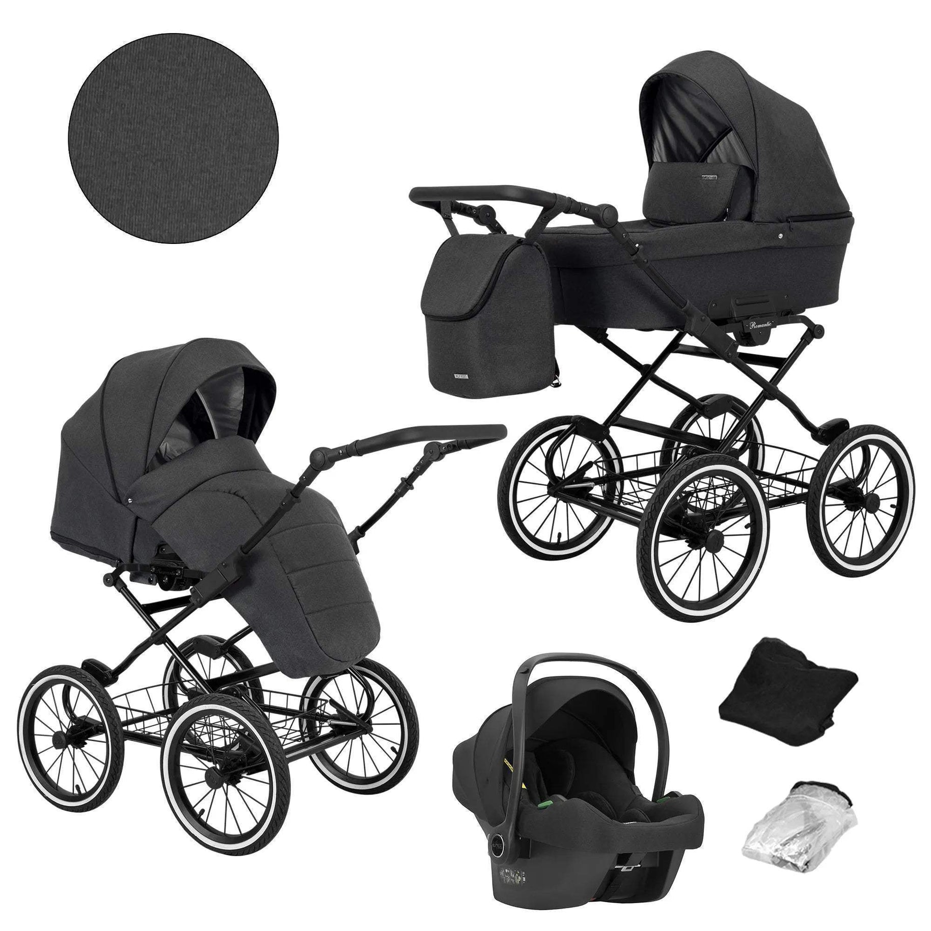 Poussette Kunert ROMANTIC - Kunert - poussette pour bébé Maroc -www.babyboss.ma