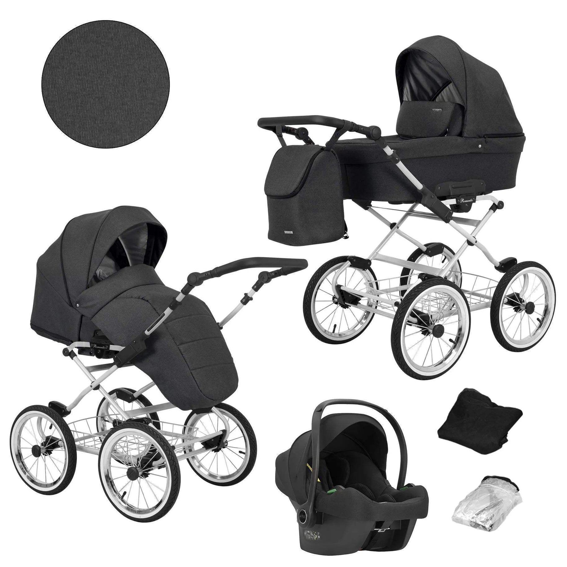 Poussette Kunert ROMANTIC - Kunert - poussette pour bébé Maroc -www.babyboss.ma