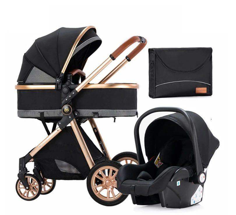 Poussette Réversible + siège auto V91- Kidilo - Kidilo - Poussettes pour bébé Maroc -www.babyboss.ma