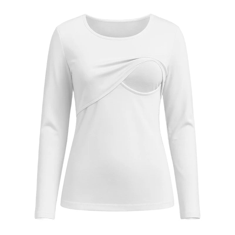 Women's Long-Sleeve Nursing Sweater