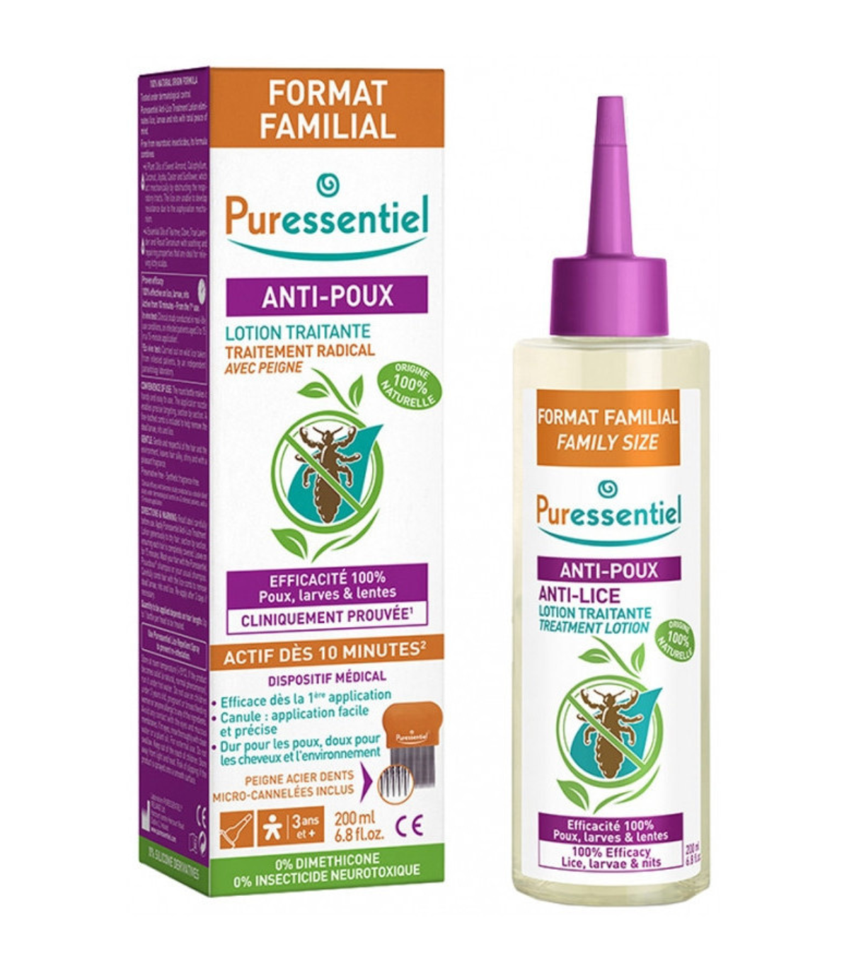 PURESSENTIEL ANTI POUX LOTION TRAITANTE 200 ML