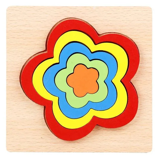 Puzzle en bois - babyboss toys - pour bébé maroc