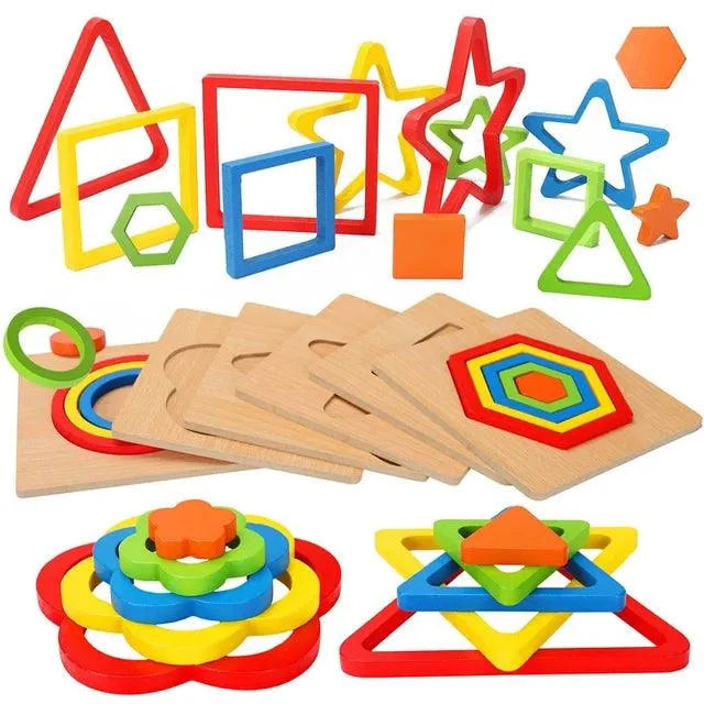 Puzzle en bois - babyboss toys - pour bébé maroc