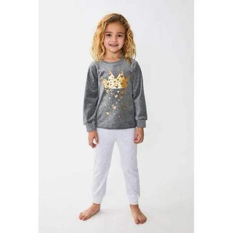 pyjama fille velour - tobogan - pour bébé Maroc -www.babyboss.ma