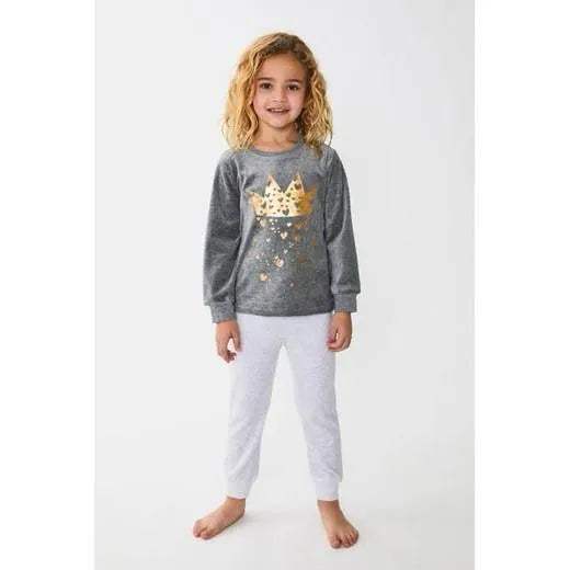 pyjama fille velour - tobogan - pour bébé Maroc -www.babyboss.ma