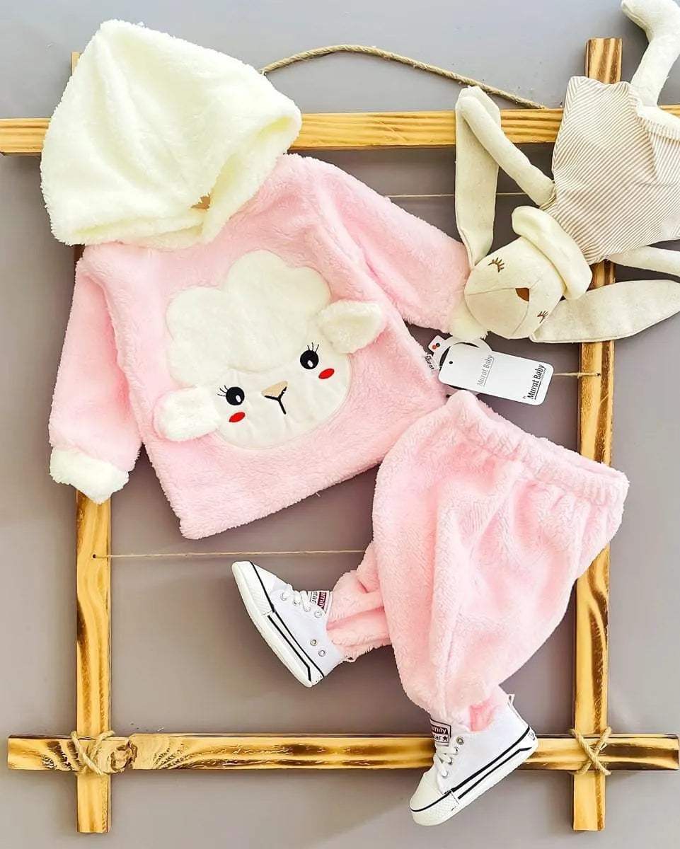 Pyjama pour les filles rose - Miniworld - pour bébé Maroc -www.babyboss.ma