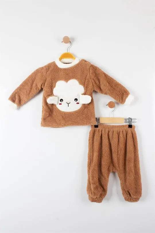 pyjama_pour_les_filles_marron-47622338838839-bebe-babyboss.ma-maroc - Babyboss.ma -bebe-maroc