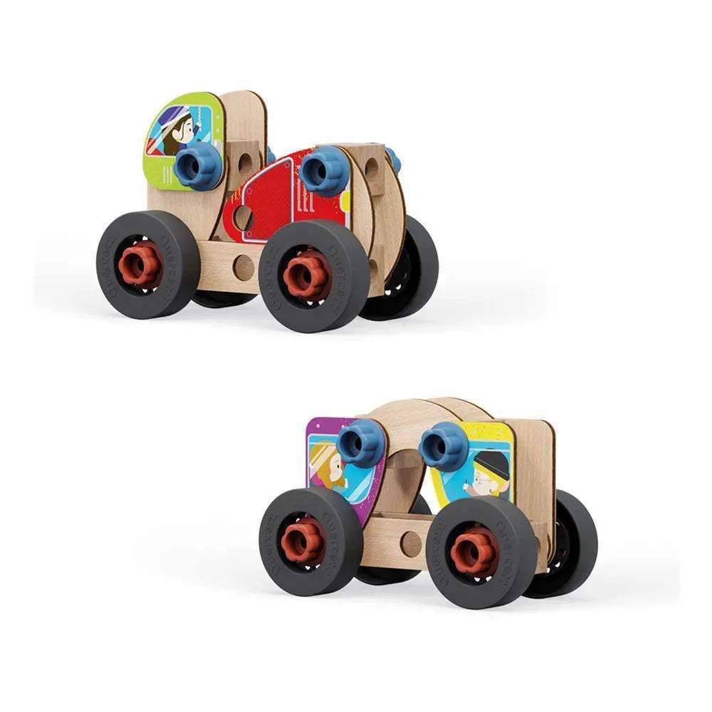 Quercetti Véhicule En Bois Playbio 32 Pièces - Quercetti - pour bébé Maroc -www.babyboss.ma