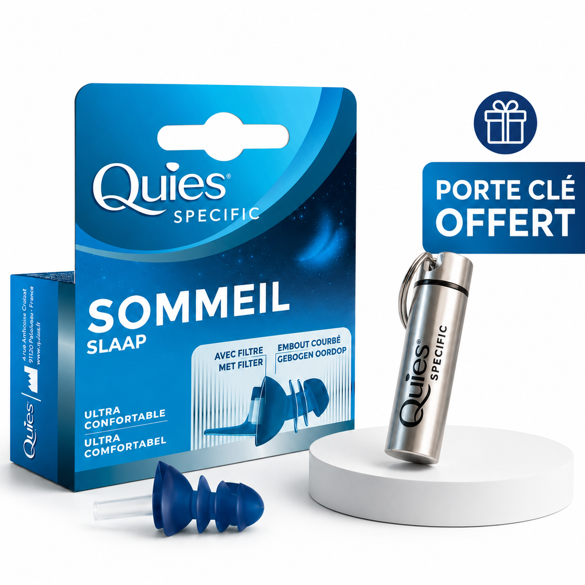 Quies protection specific sommeil