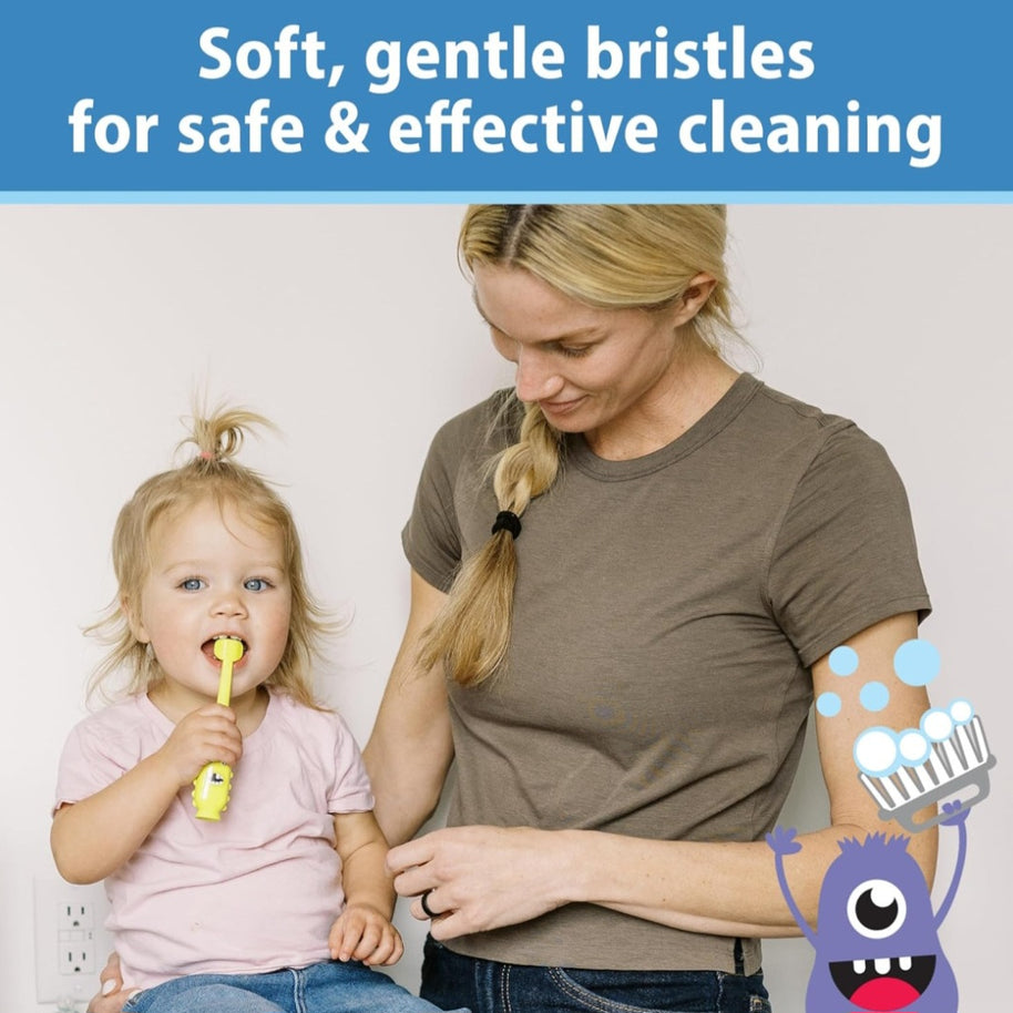 Dr. Brown’s Première brosse à dents de bébé Monstre