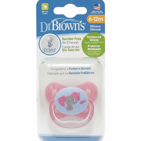⚡Dr. Brown's Sucette BUTTERFLY SHIELD Stage2 6-18M - Pink⚡