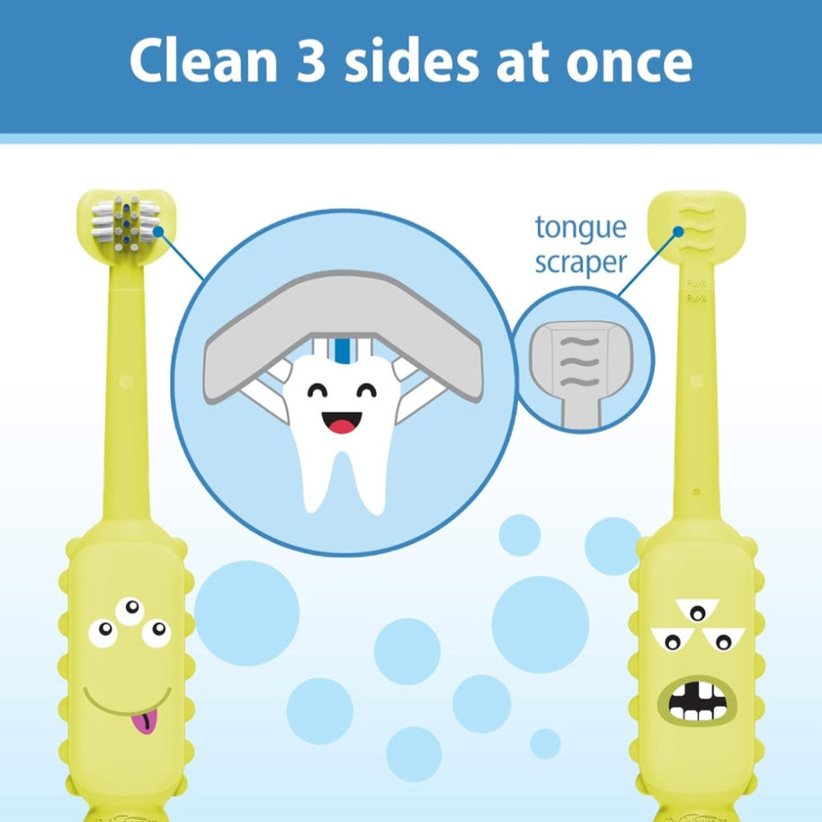 Dr. Brown’s Première brosse à dents de bébé Monstre