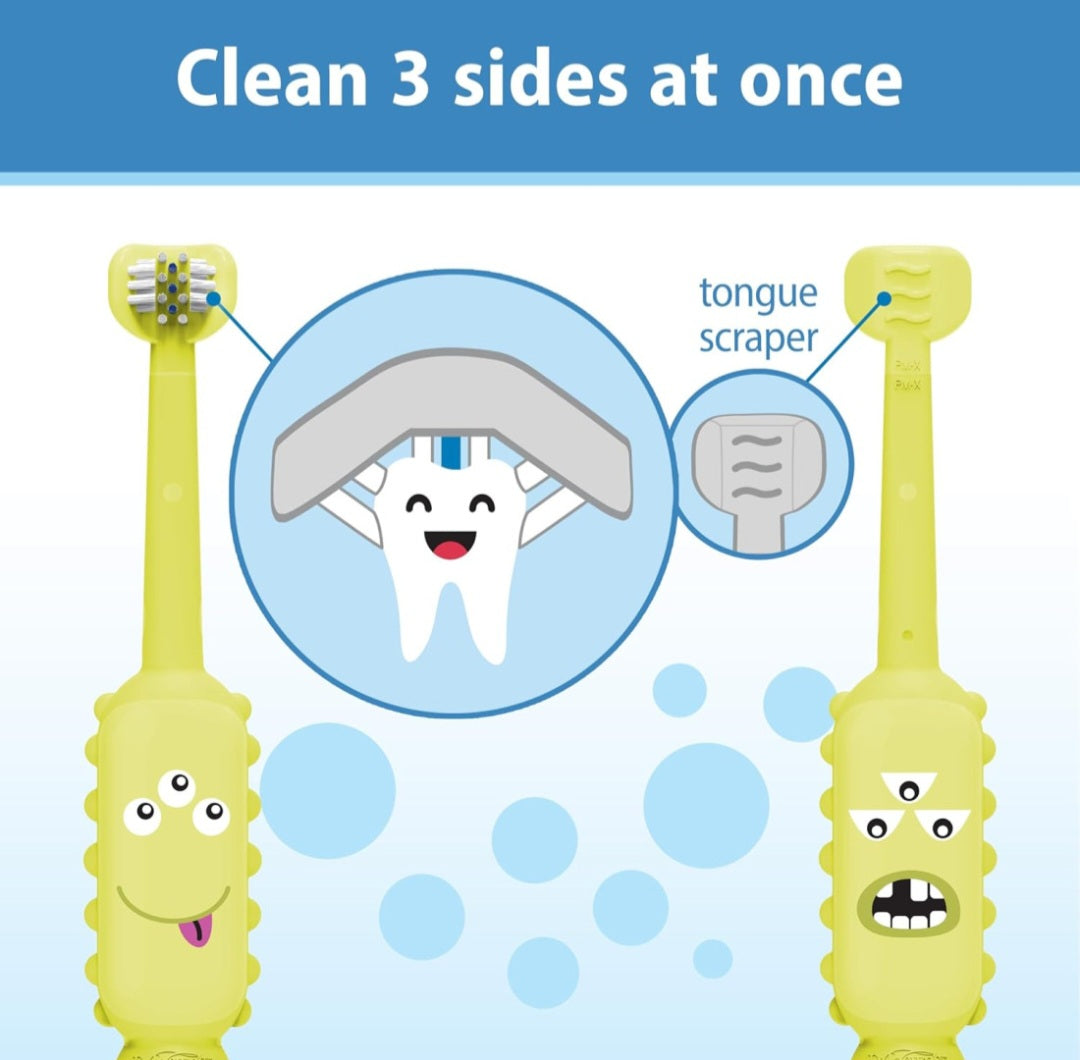 Dr. Brown’s Première brosse à dents de bébé Monstre