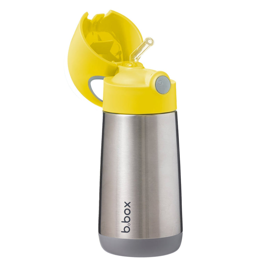 Gourde isotherme à paille B.box 350 ml  - Lemon sherbet