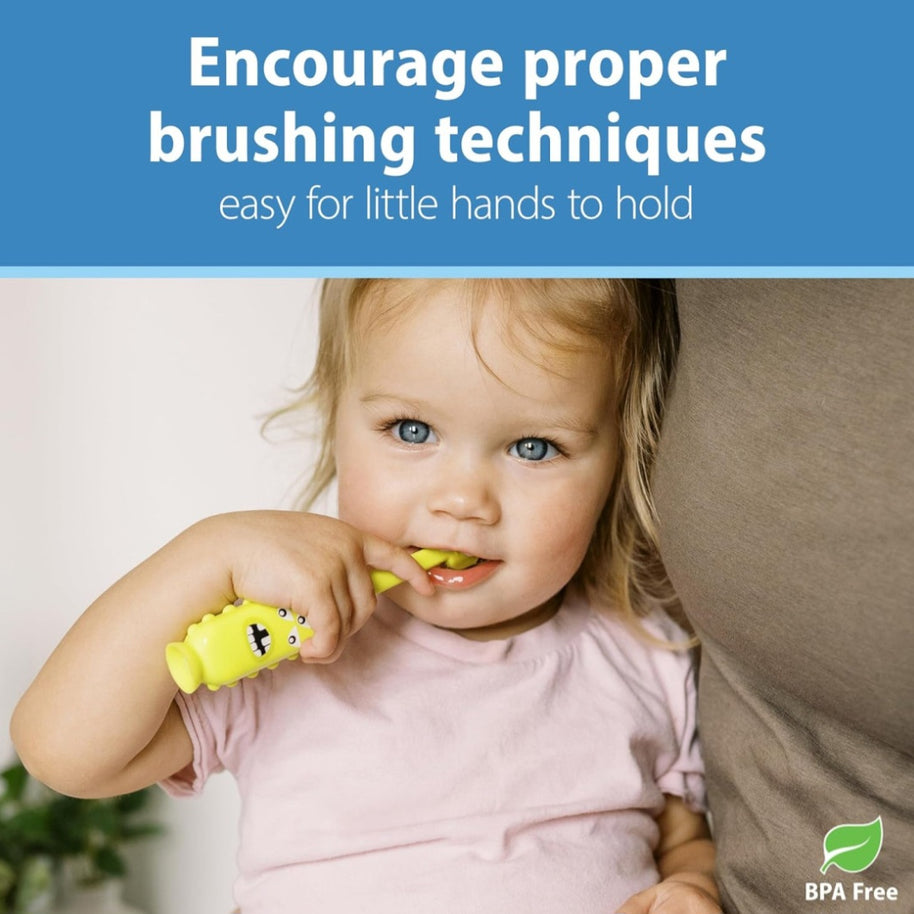 Dr. Brown’s Première brosse à dents de bébé Monstre