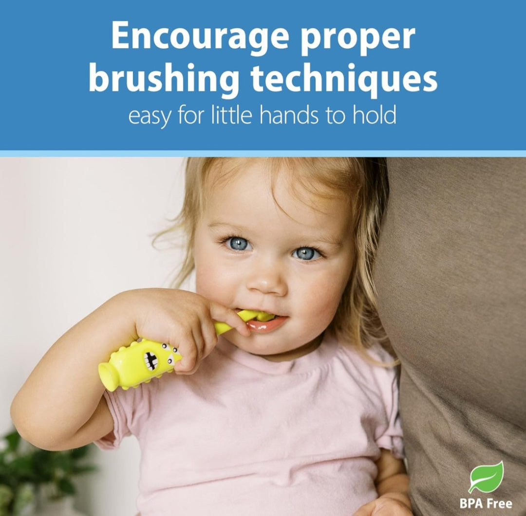 Dr. Brown’s Première brosse à dents de bébé Monstre