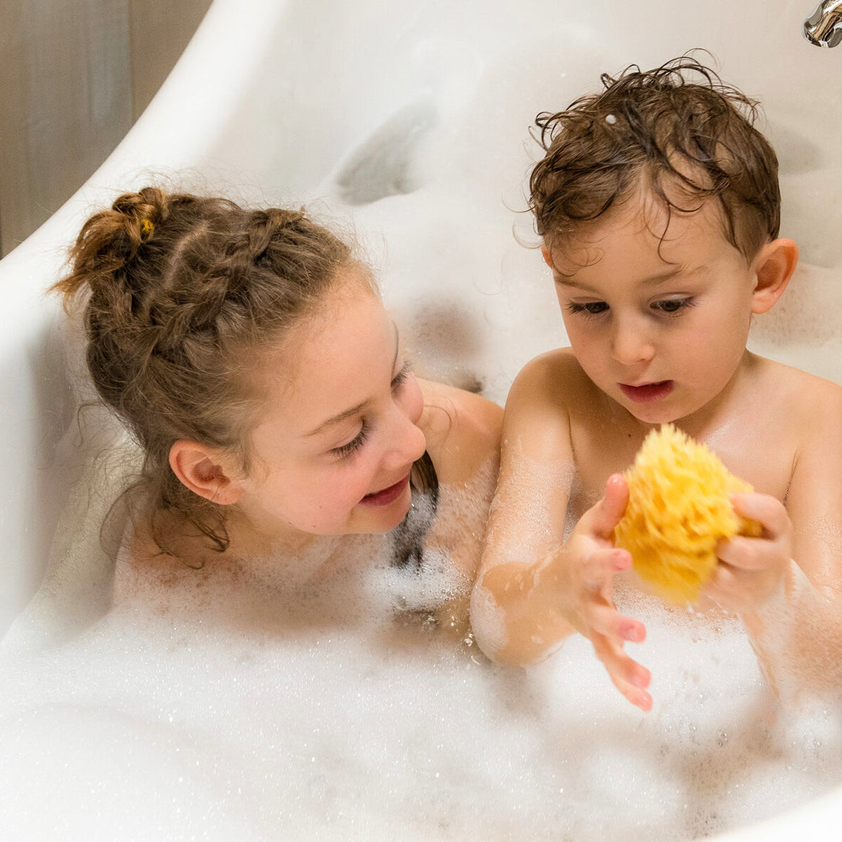 BELLINI natural sponge - BELLINI - Nettoyants pour le corps pour bébé Maroc -www.babyboss.ma