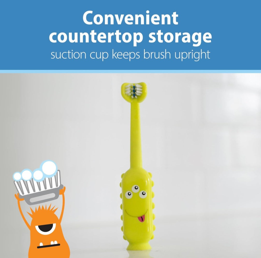 Dr. Brown’s Première brosse à dents de bébé Monstre