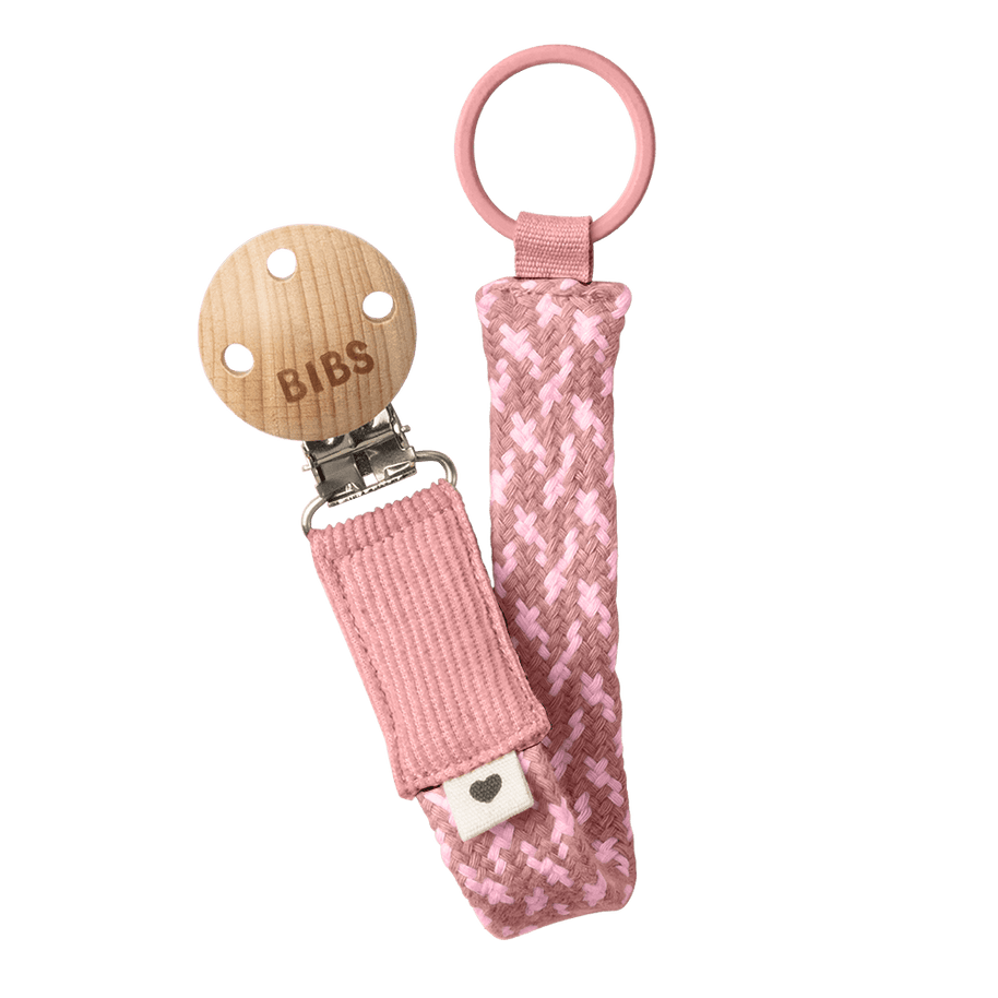 Attache Sucette BIBS -  Dusty pink