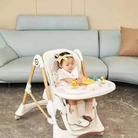 Kidilo Chaise haute avec fonction Balancelle et Relax-Gris - Kidilo - Chaise Haute pour bébé Maroc -www.babyboss.ma